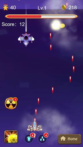 Aircraft Fight level with a fighter approaching an enemy